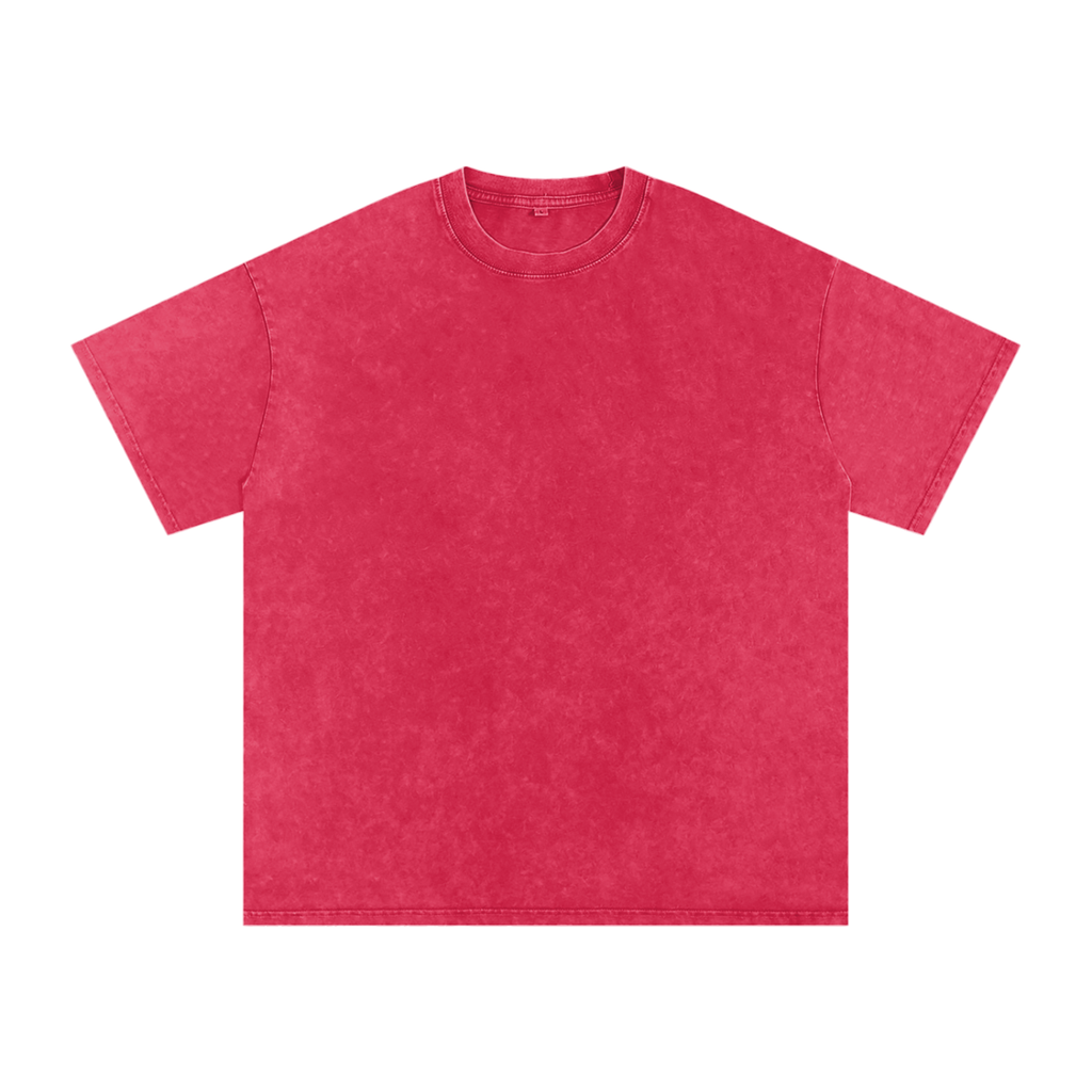 Snow Washed Train your spirit Oversized Cotton T-Shirt