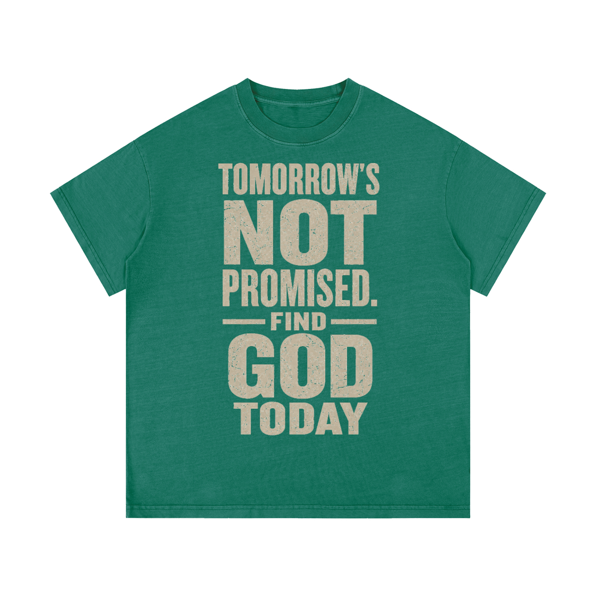 Find God today Wash Cotton T-Shirt