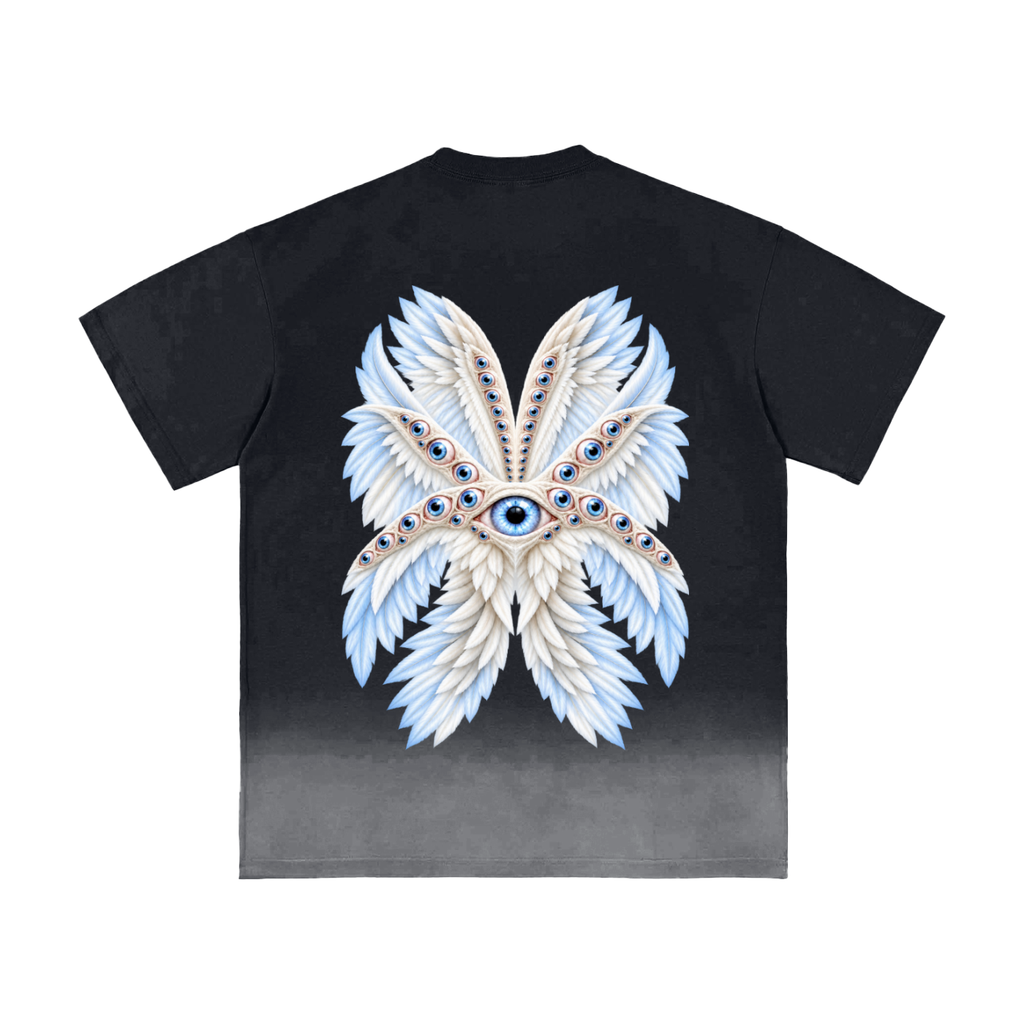 Sunfade Vintage Washed Blue Seraphim T-Shirt