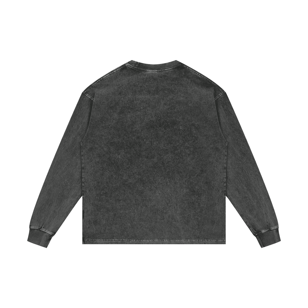 Psalm 91: Acid Wash Oversize Long Sleeve T-Shirt