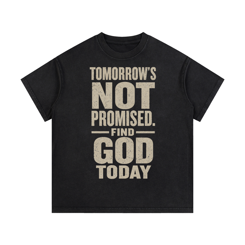 Find God today Wash Cotton T-Shirt
