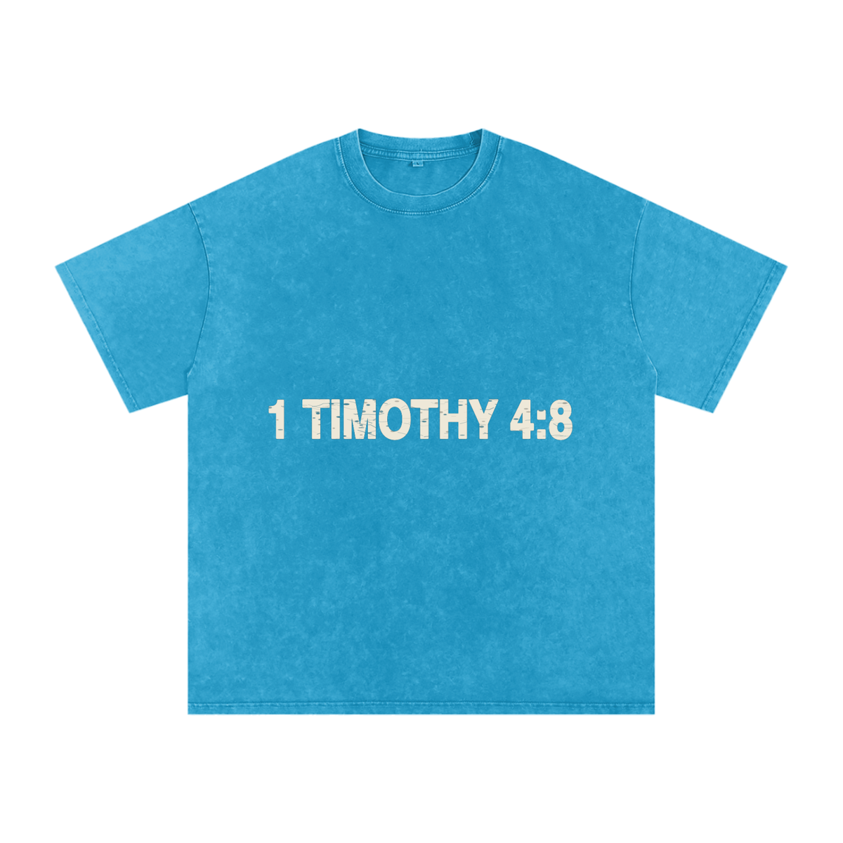 Snow Washed Train your spirit Oversized Cotton T-Shirt