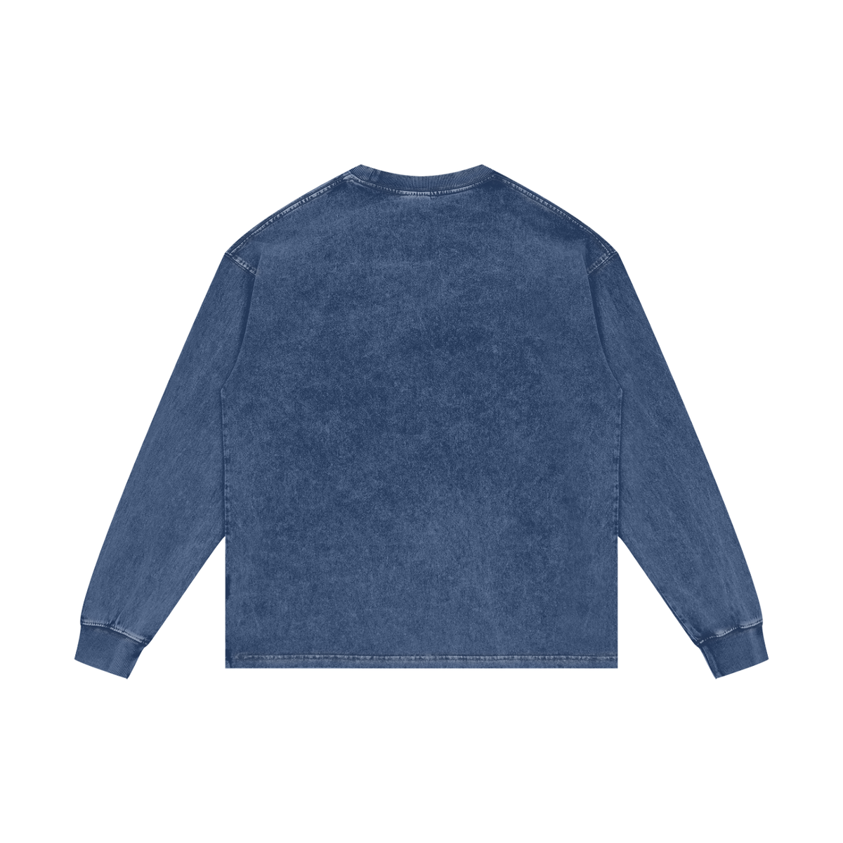 Psalm 91: Acid Wash Oversize Long Sleeve T-Shirt