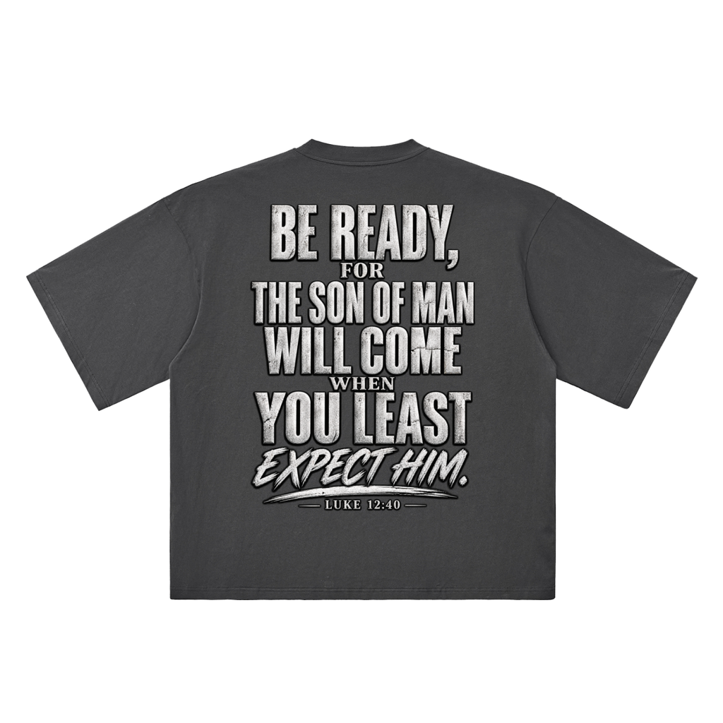 Oversized Luke 14:20 Shoulder T-Shirt