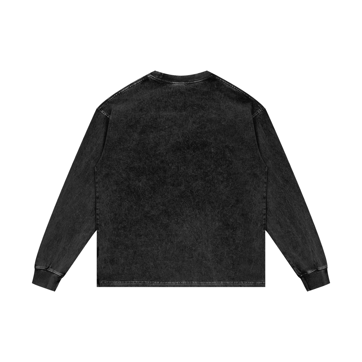 Psalm 91: Acid Wash Oversize Long Sleeve T-Shirt