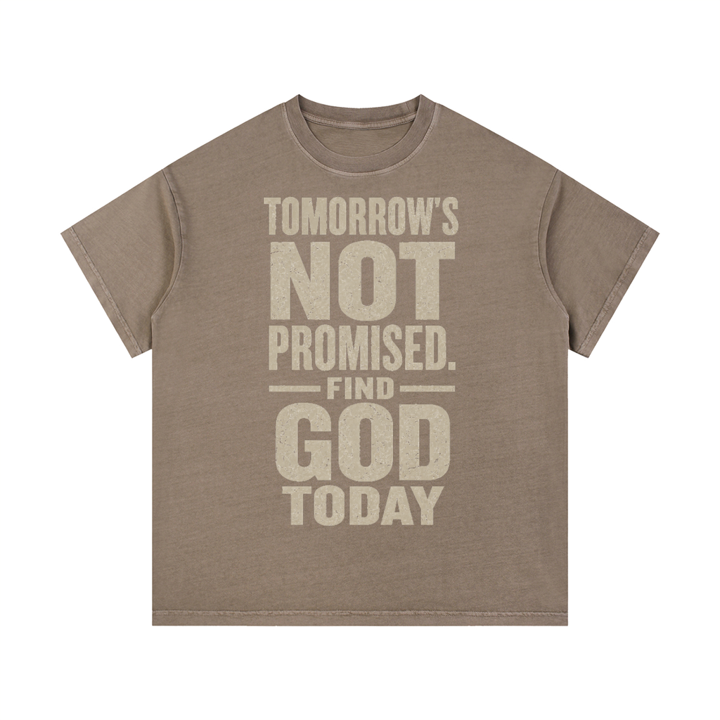 Find God today Wash Cotton T-Shirt