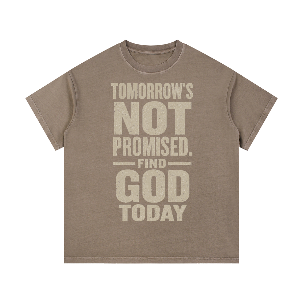 Find God today Wash Cotton T-Shirt