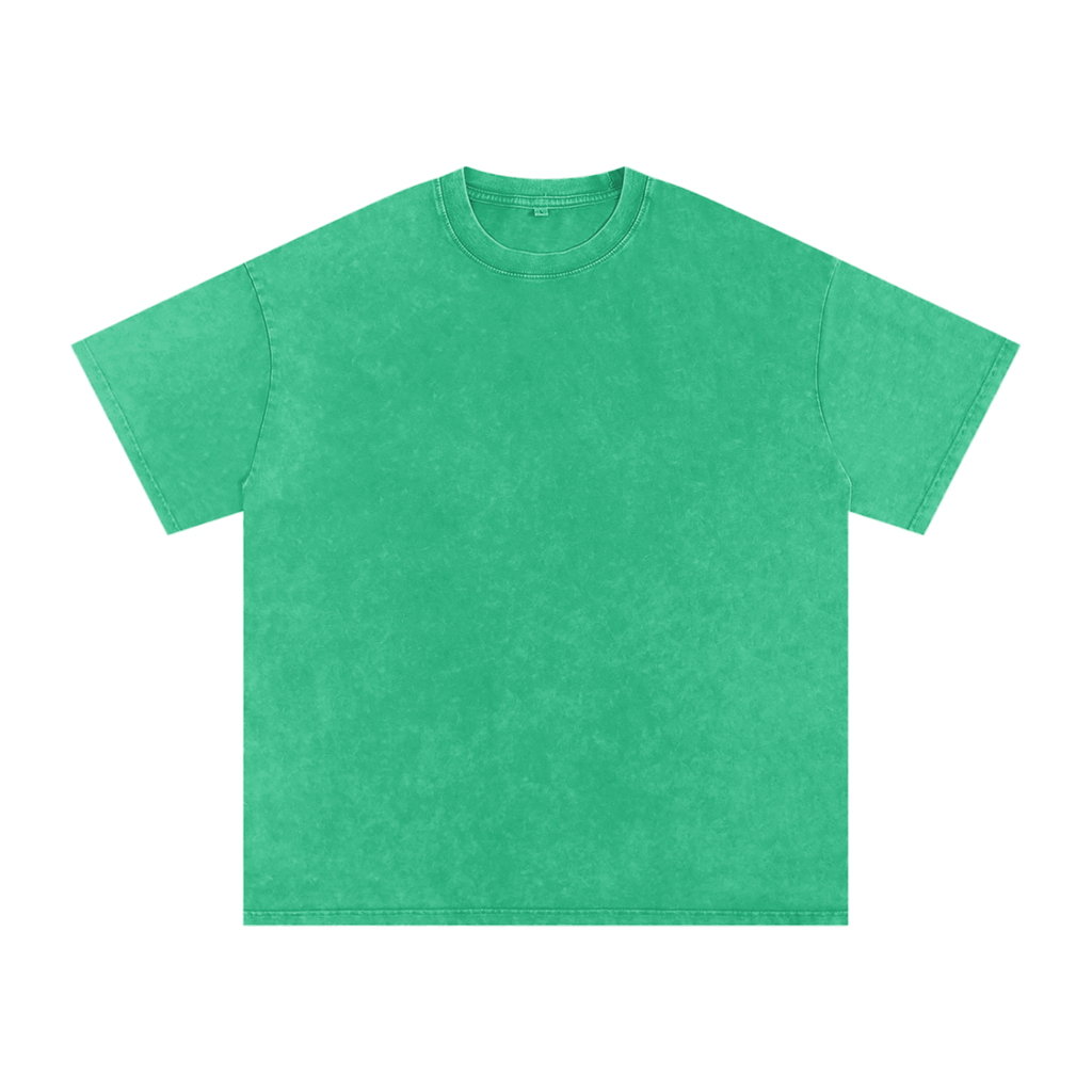 Snow Washed Train your spirit Oversized Cotton T-Shirt