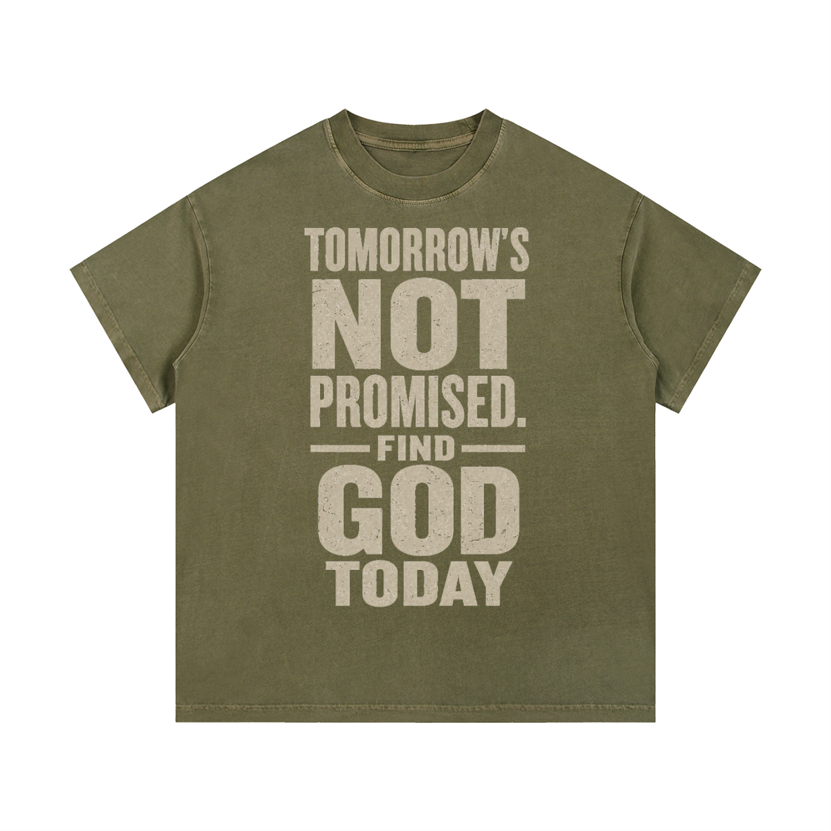 Find God today Wash Cotton T-Shirt