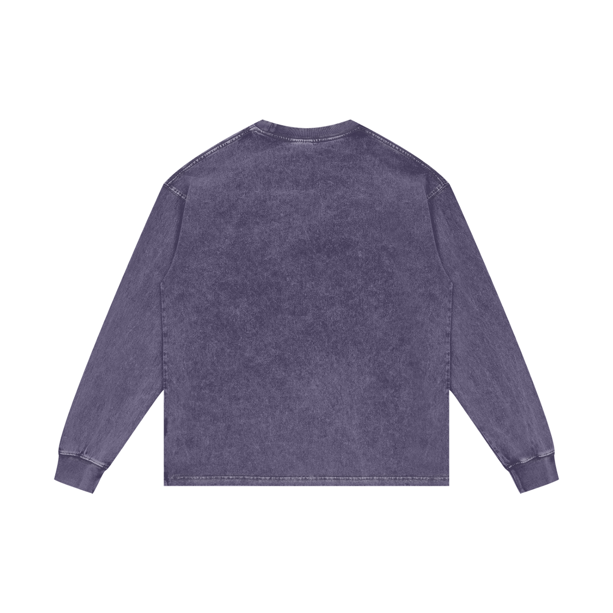 Psalm 91: Acid Wash Oversize Long Sleeve T-Shirt