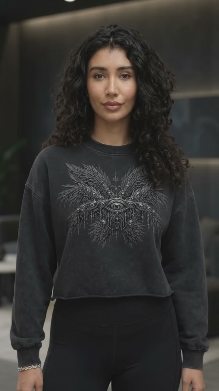Snow Washed Seraphim Sweatshirt