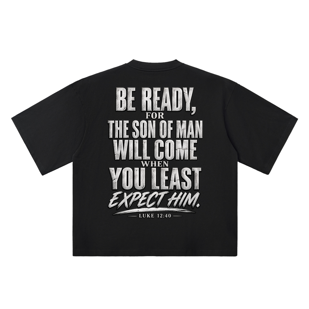 Oversized Luke 14:20 Shoulder T-Shirt