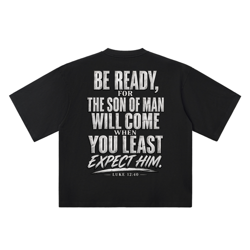 Oversized Luke 14:20 Shoulder T-Shirt