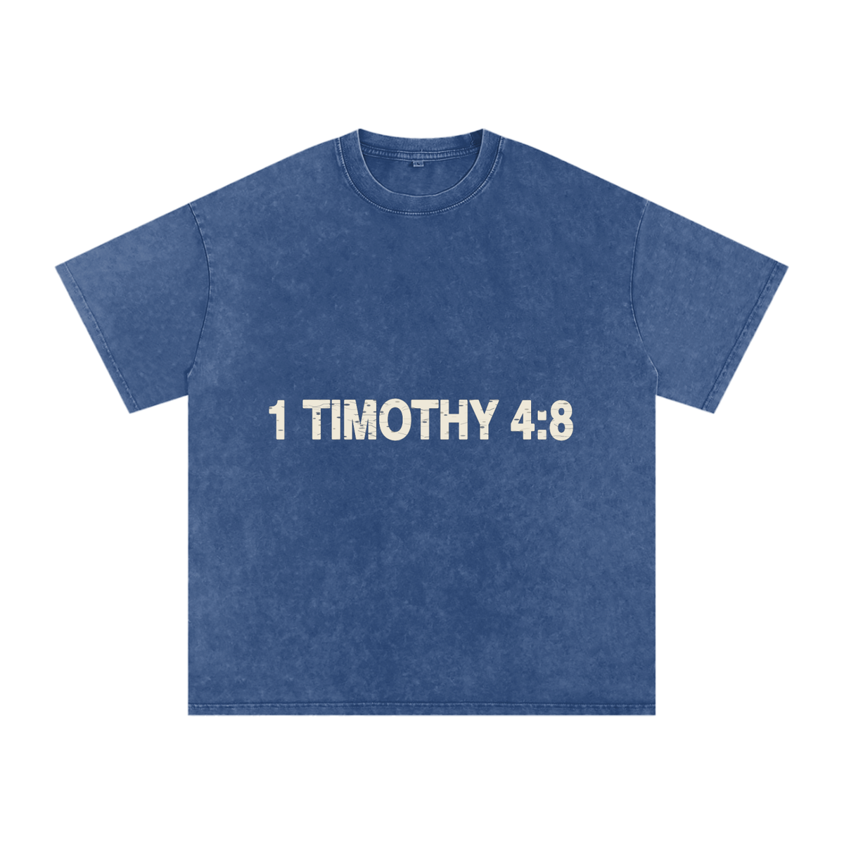 Snow Washed Train your spirit Oversized Cotton T-Shirt