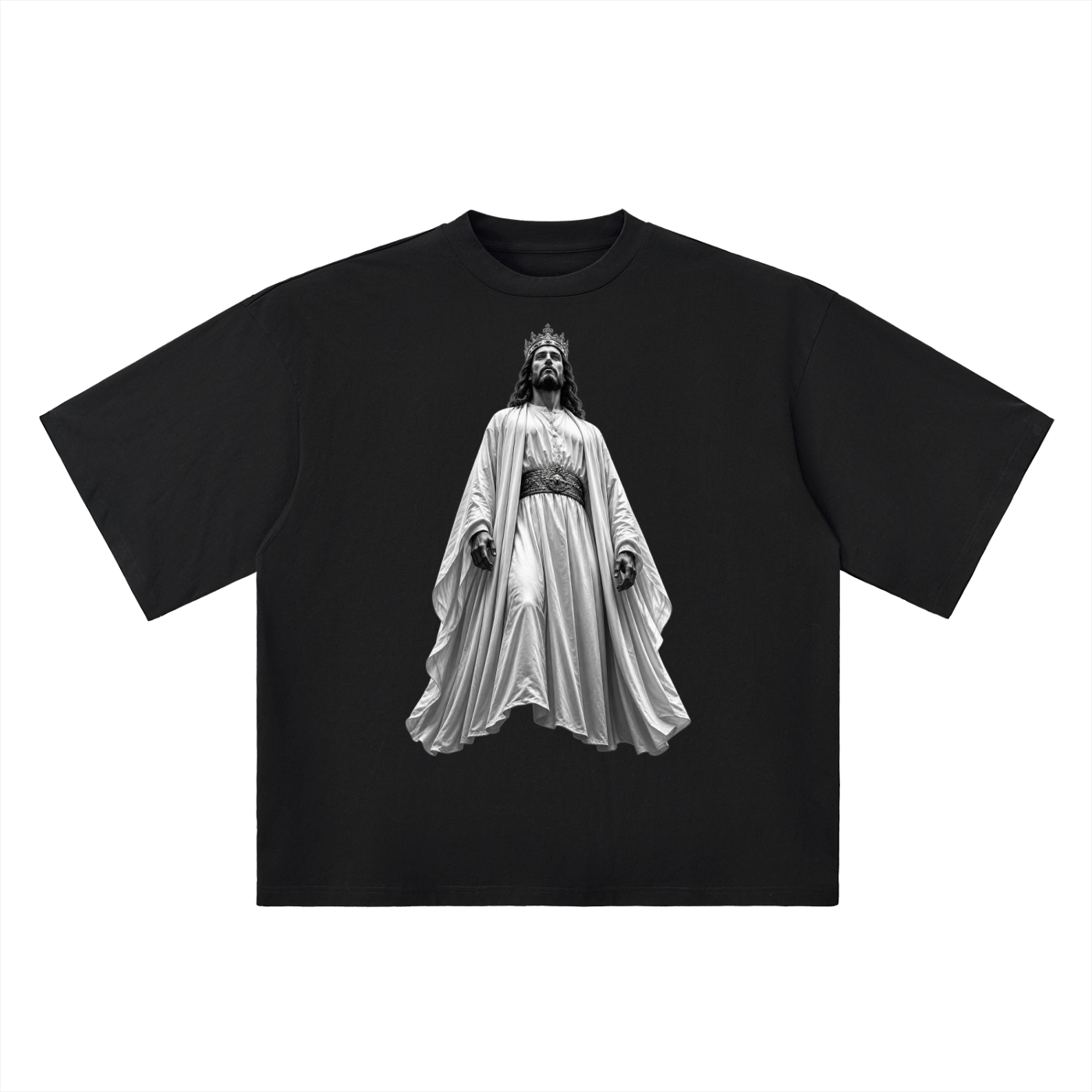 Oversized Luke 14:20 Shoulder T-Shirt