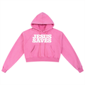 Present With the Lord — Snow Washed Cropped Hoodie