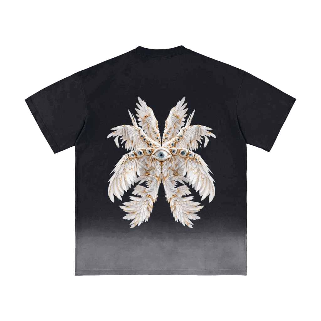 Sunfade Vintage Washed Blue Seraphim T-Shirt