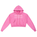Present With the Lord — Snow Washed Cropped Hoodie
