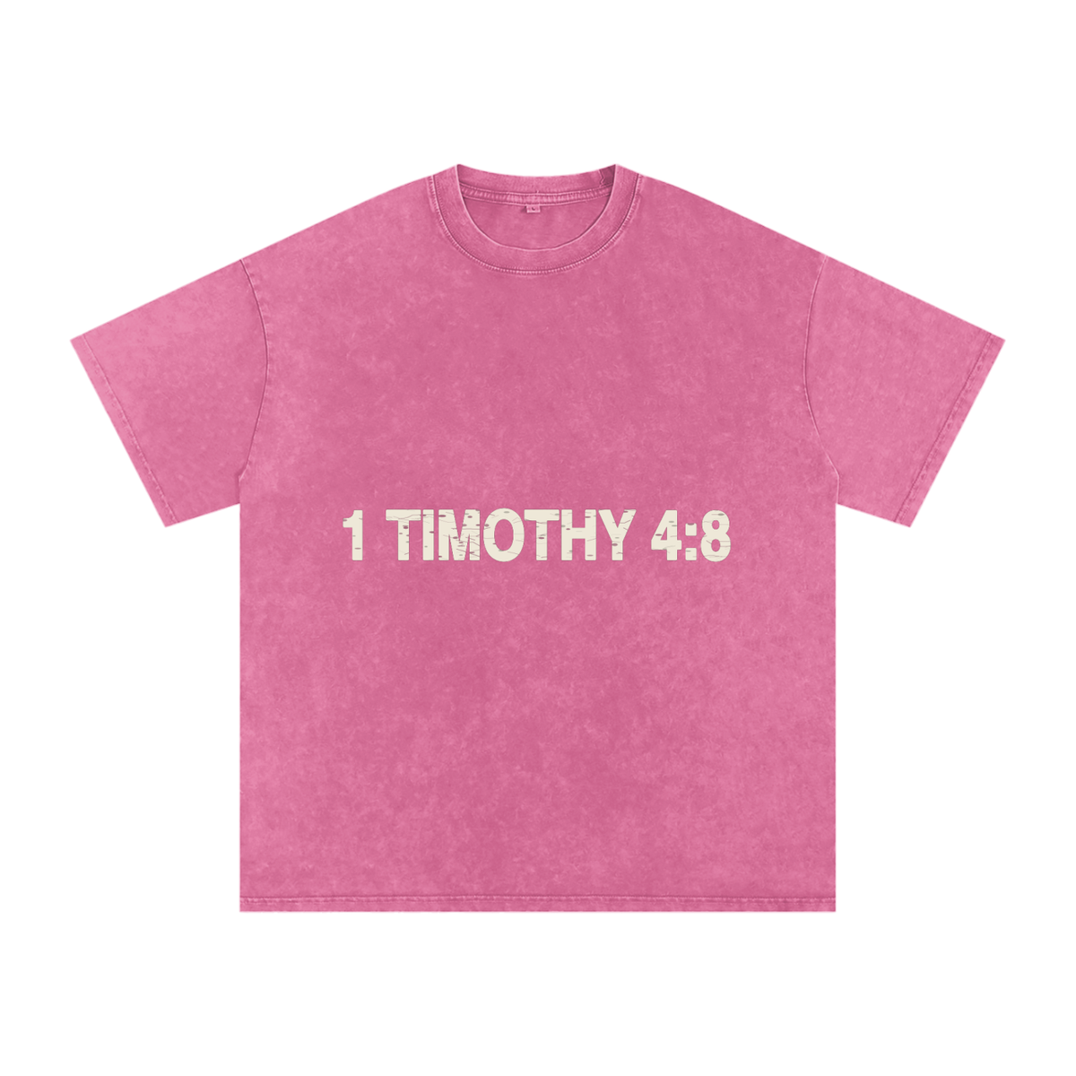 Snow Washed Train your spirit Oversized Cotton T-Shirt