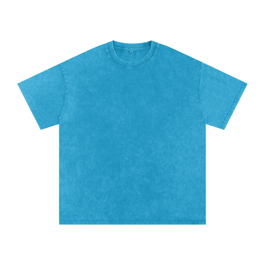 Snow Washed Train your spirit Oversized Cotton T-Shirt