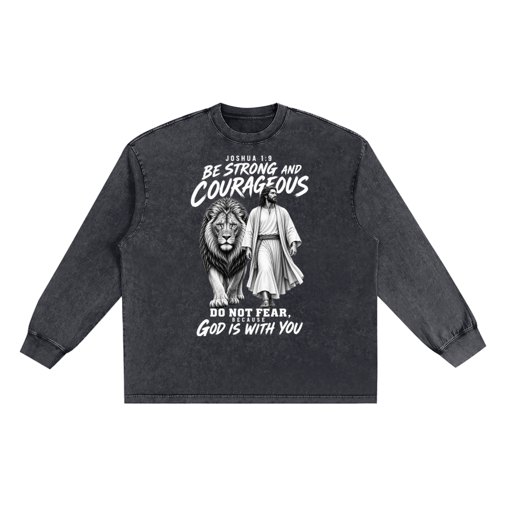 Snow Washed Edge Joshua 1:9 T-Shirt