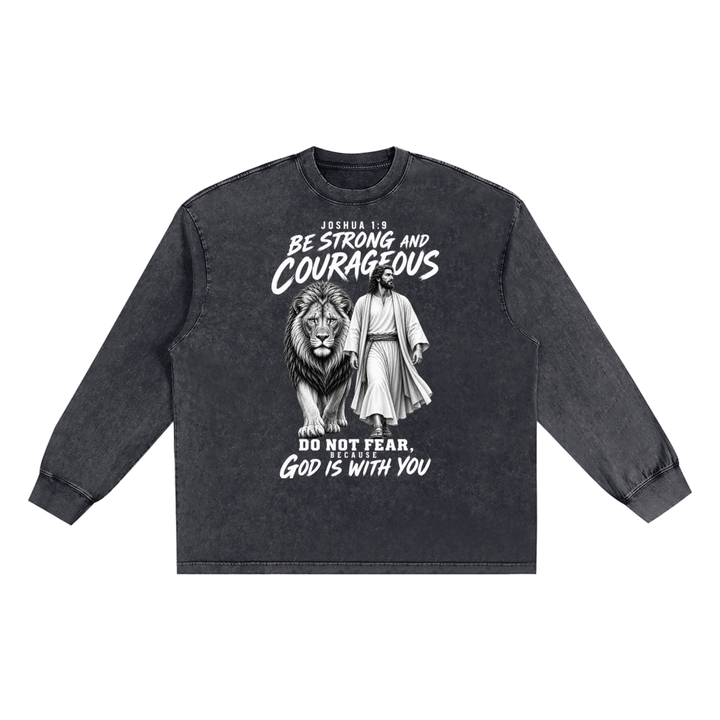 Snow Washed Edge Joshua 1:9 T-Shirt